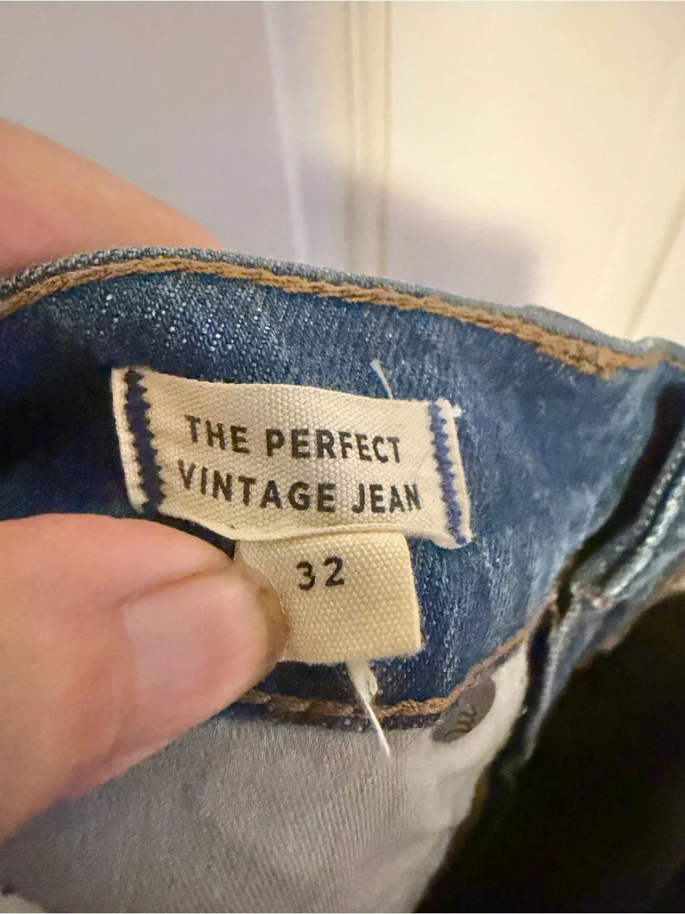 Madewell The Perfect Vintage Jeans Size 32 High Rise Straight